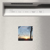 Sunset5 Magneet, Tijd is een genezer - Elke... Magneet (Insitu (Vaatwasser))