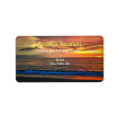 Sunset 1577 Adres Etiket (Voorkant)
