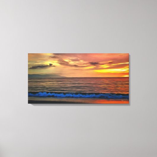 Sunset 1577 Art Canvas (Voorkant)