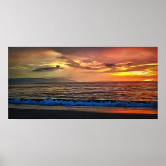 Sunset 1577 Art Print (Voorkant)