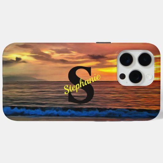 Sunset 1577 Case-Mate iPhone case (Achterkant (horizontaal))