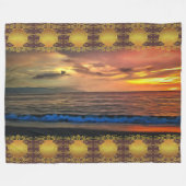 Sunset 1577 fleece deken (Voorkant (Horizontaal))