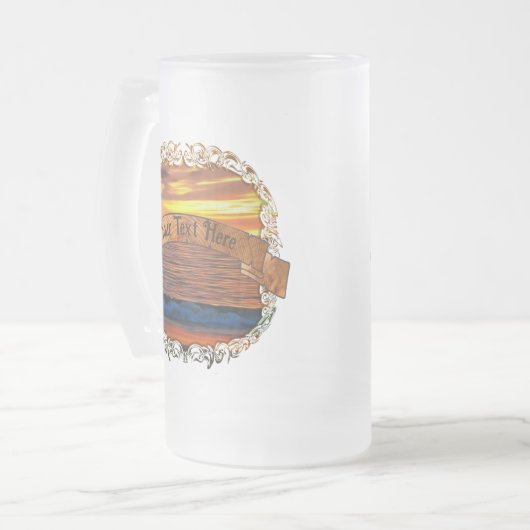 Sunset 1577 matglas bierpul (Voorkant links)