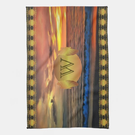 Sunset 1577 theedoek (Verticaal)