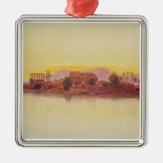 Sunset, 1861 (paneel) metalen ornament (Voorkant)