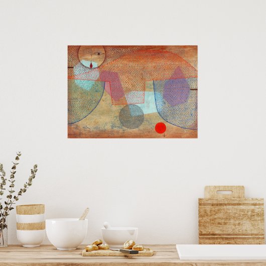 Sunset, 1930 by Paul Klee Poster (Keuken)