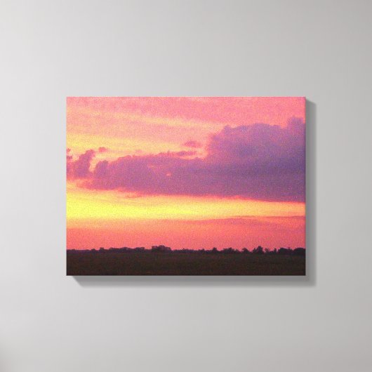 Sunset 2004 Foto van Mark Edward Westerfield. Canvas Afdruk (Voorkant)