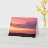 Sunset 2004 Foto van Mark Edward Westerfield. Kaart (Gele Bloem)