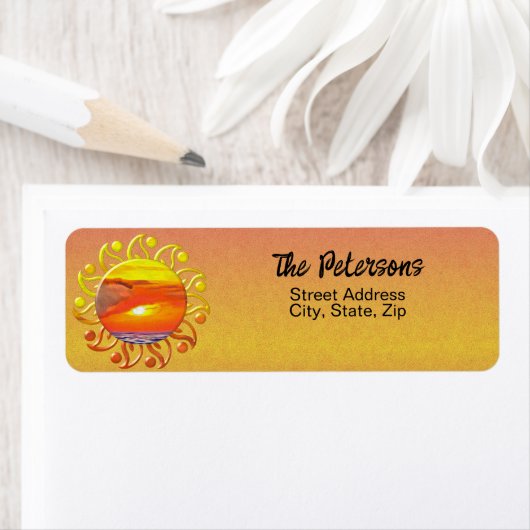 Sunset 2443 Adres Etiket (Insitu)