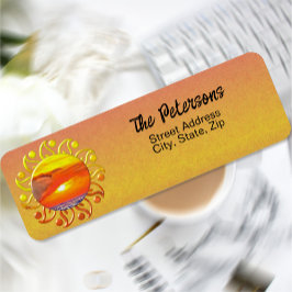 Sunset 2443 Adres Etiket