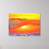 Sunset 2443 Art Canvas Afdruk (Voorkant)