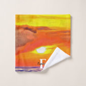 Sunset 2443 bad handdoek (Wasdoekje)