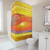 Sunset 2443 douchegordijn (In situ)