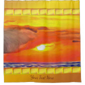 Sunset 2443 douchegordijn (Voorkant)