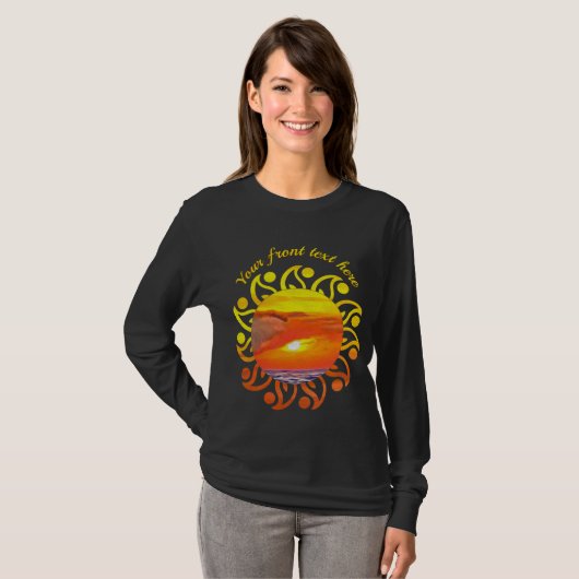 Sunset 2443 t-shirt (Voorkant volledig)