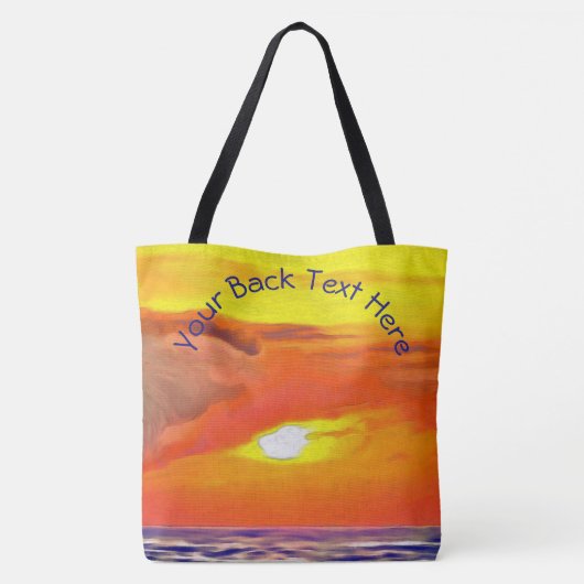Sunset 2443 tote bag (Achterkant)