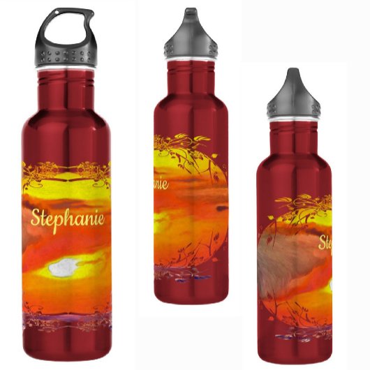 Sunset 2443 waterfles 