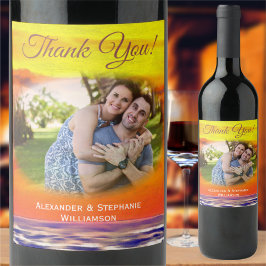 Sunset 2443 wijn etiket