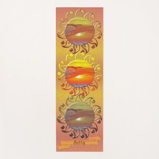 Sunset 2443 yogamat (Voorkant)