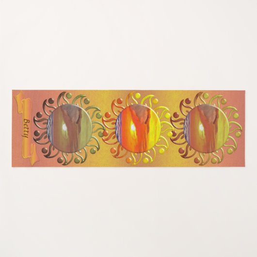 Sunset 2443 yogamat (Voorkant (horizontaal))