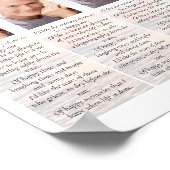 Sunset | 2x7 DIY Funeral Bladwijzer Sjabloon Poster (Hoek)