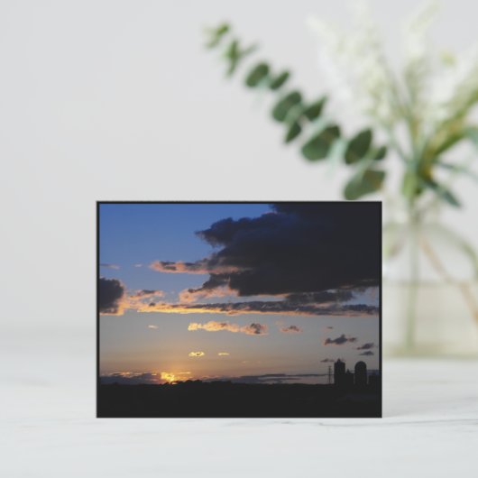 Sunset ~ 36 briefkaart (Staand voorkant)