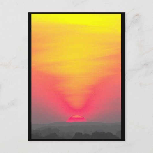 Sunset ~ 43 briefkaart (Voorkant)
