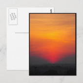 Sunset ~ 44 briefkaart (Voorkant / Achterkant)