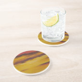 Sunset 5 zandsteen onderzetter (Zijkant)