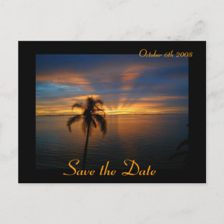 Sunset Aankondigingskaart