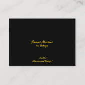 Sunset Abstract ATC Visitekaartje (Achterkant)