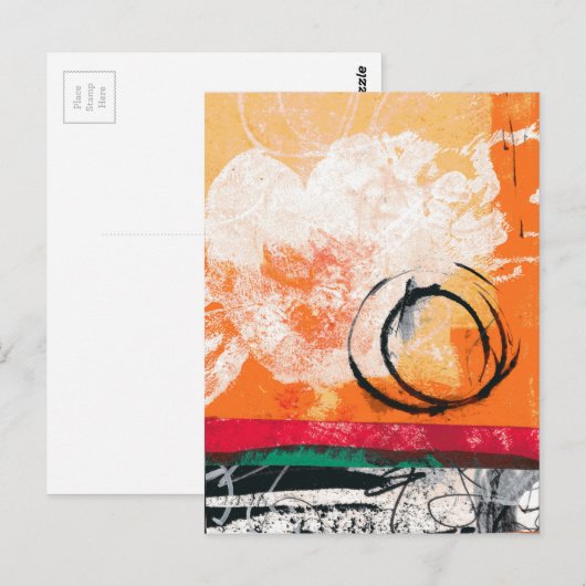 Sunset Abstract Briefkaart (Voorkant / Achterkant)