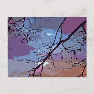 Sunset Abstract Briefkaart