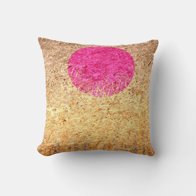 Sunset  | Abstract schilderen 3 Kussen (Voorkant)