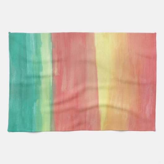 Sunset Abstract Theedoek (Horizontaal)