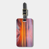 Sunset abstract uit Tamarack Beach Bagagelabel (Voorkant verticaal)
