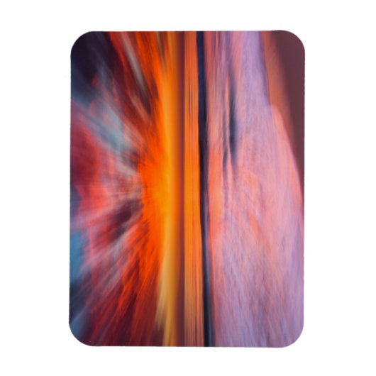 Sunset abstract uit Tamarack Beach Magneet (Verticaal)
