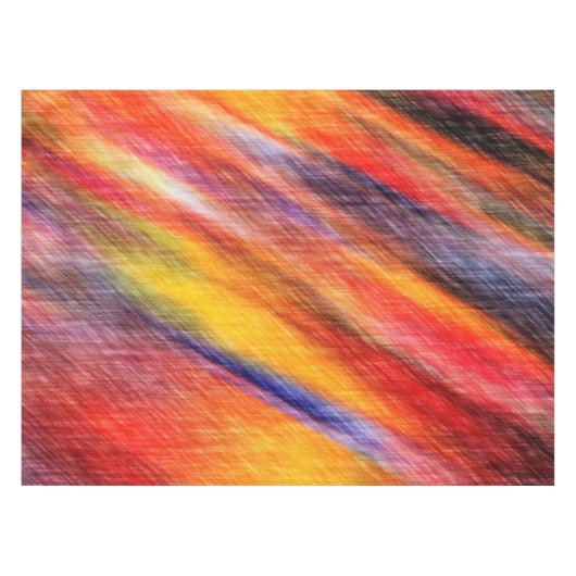 Sunset Abstracte Colors Tablecloth Tafelkleed (Voorkant (Horizontaal))