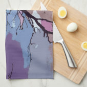 Sunset Abstracte keukenhanddoeken (Quarter Fold)