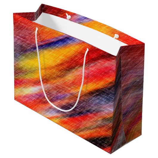 Sunset Abstracte kleuren 3 Groot Cadeauzakje (Achterkant Gekanteld)