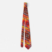 Sunset Abstracte kleuren 3 Stropdas (Achterkant)