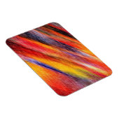 Sunset Abstracte kleuren Art Magnet Magneet (Rechterzijde)
