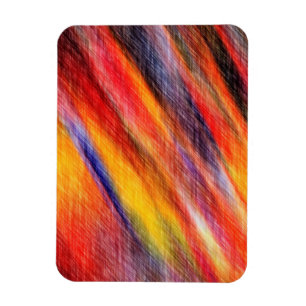 Sunset Abstracte kleuren Art Magnet Magneet