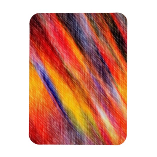 Sunset Abstracte kleuren Art Magnet Magneet (Verticaal)
