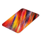 Sunset Abstracte kleuren Art Magnet Magneet (Linkerzijde)