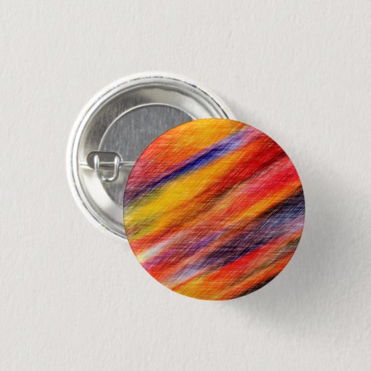 Sunset Abstracte kleuren Button (Voorkant /achterkant)
