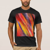 Sunset Abstracte kleuren - T-shirt (Voorkant)