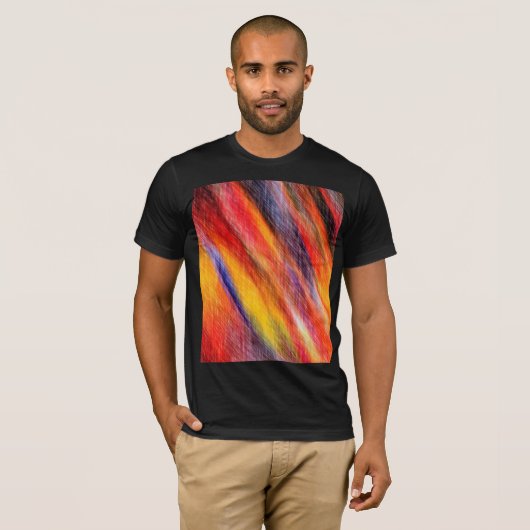 Sunset Abstracte kleuren - T-shirt (Voorkant volledig)