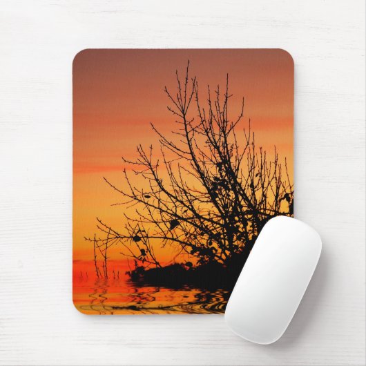 Sunset Abstracte Mousepad Muismat (Met muis)