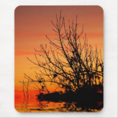 Sunset Abstracte Mousepad Muismat (Voorkant)